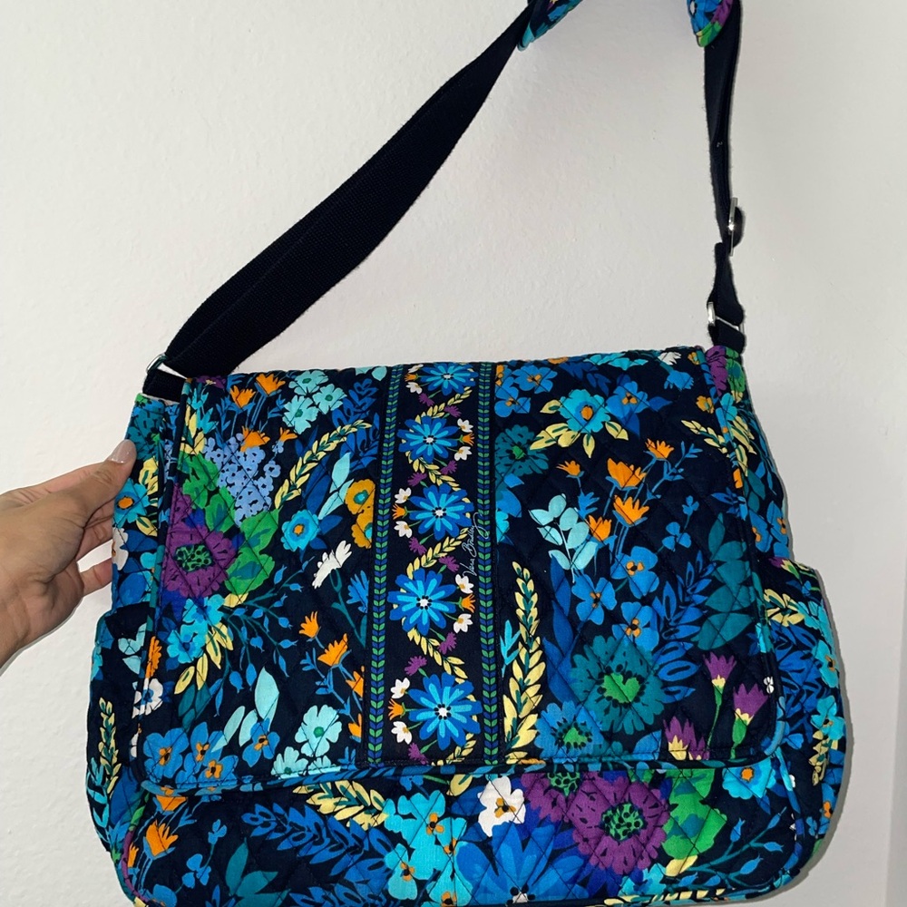 Vera Bradley Floral Blue Diaper Bag